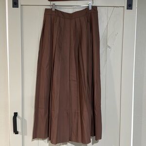 Women’s Pleated Split Maxi Skirt.